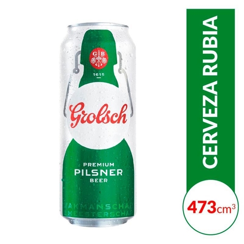 Cerveza Lata Rubia x 473 CC - Grolsch