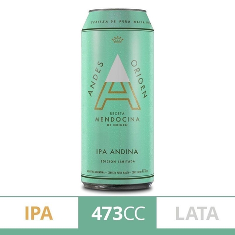 Cerveza Lata Ipa x 473 Cc - Andes