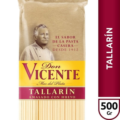 Fideos Tallarín x 500 Gr - Don Vicente