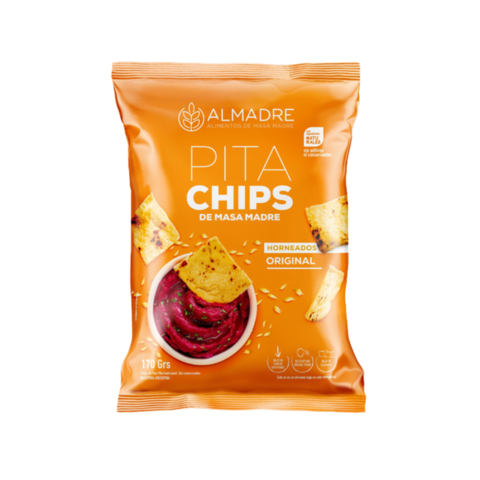 Pita Chips de Masa Madre Original x 170 Gr - Almadre