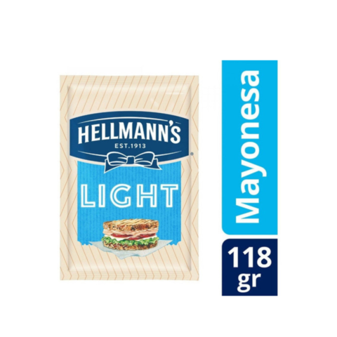 Mayonesa Light x 118 Gr - Hellmanns