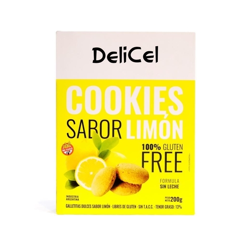 Cookies Sabor Limón x 150 Gr - Delicel