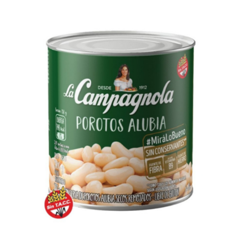 Poroto Alubia x 350 Gr- La Campagnola