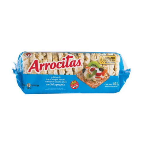 Galletas de Arroz Sin Sal x 100 Gr - Arrocitas