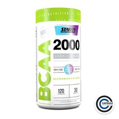 BCAA 2000 -120CAPS- STAR NUTRITION - comprar online