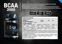 BCAA 2000- 120COMP- NUTRILAB - Capsule Suplementos