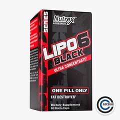 LIPO 6 BLACK -60 COMPRIMIDOS