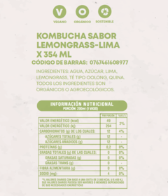 Kombucha Kombutonic - Lemongrass & Lima - tienda online