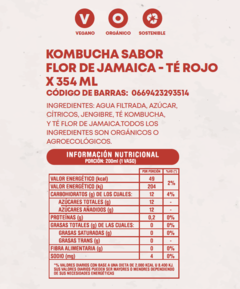 Kombucha Classic - Flor de Jamaica & Té Rojo - comprar online
