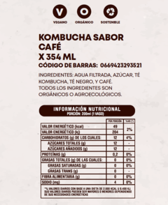 Kombucha Classic - Café - Casa Vegana