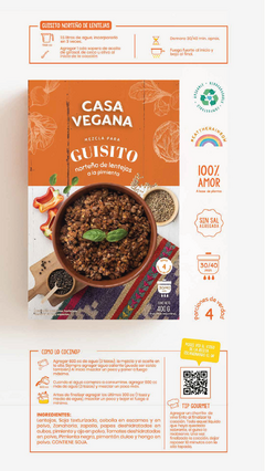 Guisito Norteño de lentejas - Casa Vegana