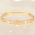 Bracelete de trevo Banhado a Ouro 18k