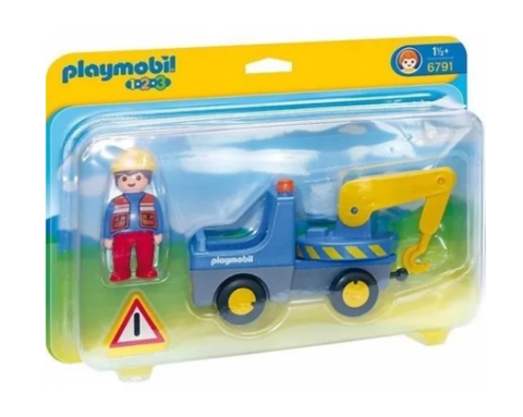 PLAYMOBIL 1.2.3 - 6791 CAMION GRUA