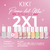 2x1 COMPRANDO: TOP COAT GLITTER (19372) = Te llevás a elección Tratamiento KIKI de Regalo!