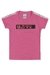 Blusa Infantil Angerô Manga Curta Smile Rosa