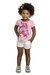 Blusa Infantil Elian Manga Curta Sereia