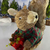 Esquilo de Natal com Casaco Xadrez 30 cm - comprar online