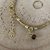 Pulseira Olho de Tigre e Capim Dourado - comprar online