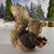 Esquilo de Natal com Casaco Xadrez 30 cm - Sementes Sementes Atelier | Loja Presentes & Decoração | Botucatu - SP