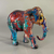Elefante Colorido Médio 15 cm - comprar online