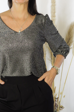 Blusa Roma lurex - Puracalma