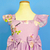 Vestido Infantil Livia Floral Lilás - comprar online
