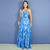 Vestido adulto Aila Azul Floreado na internet