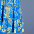 Vestido infantil Aila Azul Floreado - comprar online