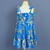 Vestido infantil Aila Azul Floreado na internet