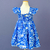 Kit de Vestidos Adulto Mirian e Infantil Helena Florata Azul - comprar online