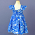 Vestido Infantil Helena Florata Azul - comprar online