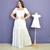 Kit de Vestidos Anabel Branco Adulto e Infantil - loja online