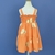 Kit Vestido adulto Adriele Borboletas Laranja e infantil Angelina Borboletas Laranja [P.E]