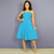 Vestido Adulto Livia Azul-Petróleo - loja online
