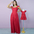 Kit Macacão Grécia Vermelho e Vestido Infantil Helena Vermelho