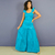 Vestido Adulto Drica Azul-Petróleo - comprar online
