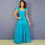 Vestido Adulto Drica Azul-Petróleo - loja online