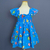 Vestido infantil Joice Borboletario Azul - comprar online