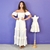 Kit de Vestidos Maisa Off-White Adulto e Infantil - loja online