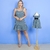 Kit de Vestidos Adulto Fatima Xadrez Preto e infantil Brenda Preto - comprar online