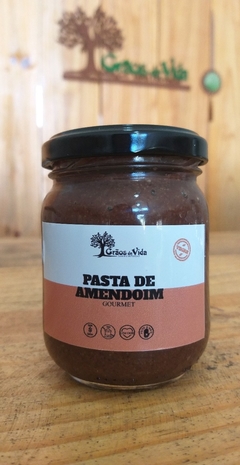 Pasta de Amendoim Com Cacau Sem açucar Artesanal Grãos de Vida 200g na internet