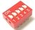 Chave DIP Switch 5 Vias - Vermelho