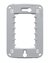 Espelho Branco Miluz 4x2 2 Modulos com suporte Schneider - comprar online