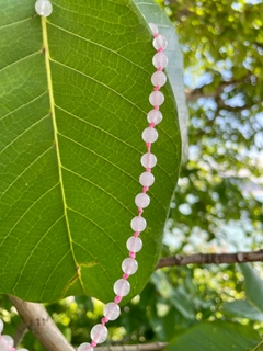 Colar nó quartzo rosa na internet