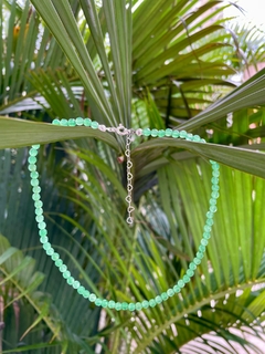 Choker Quartzo verde -Prata 925 na internet