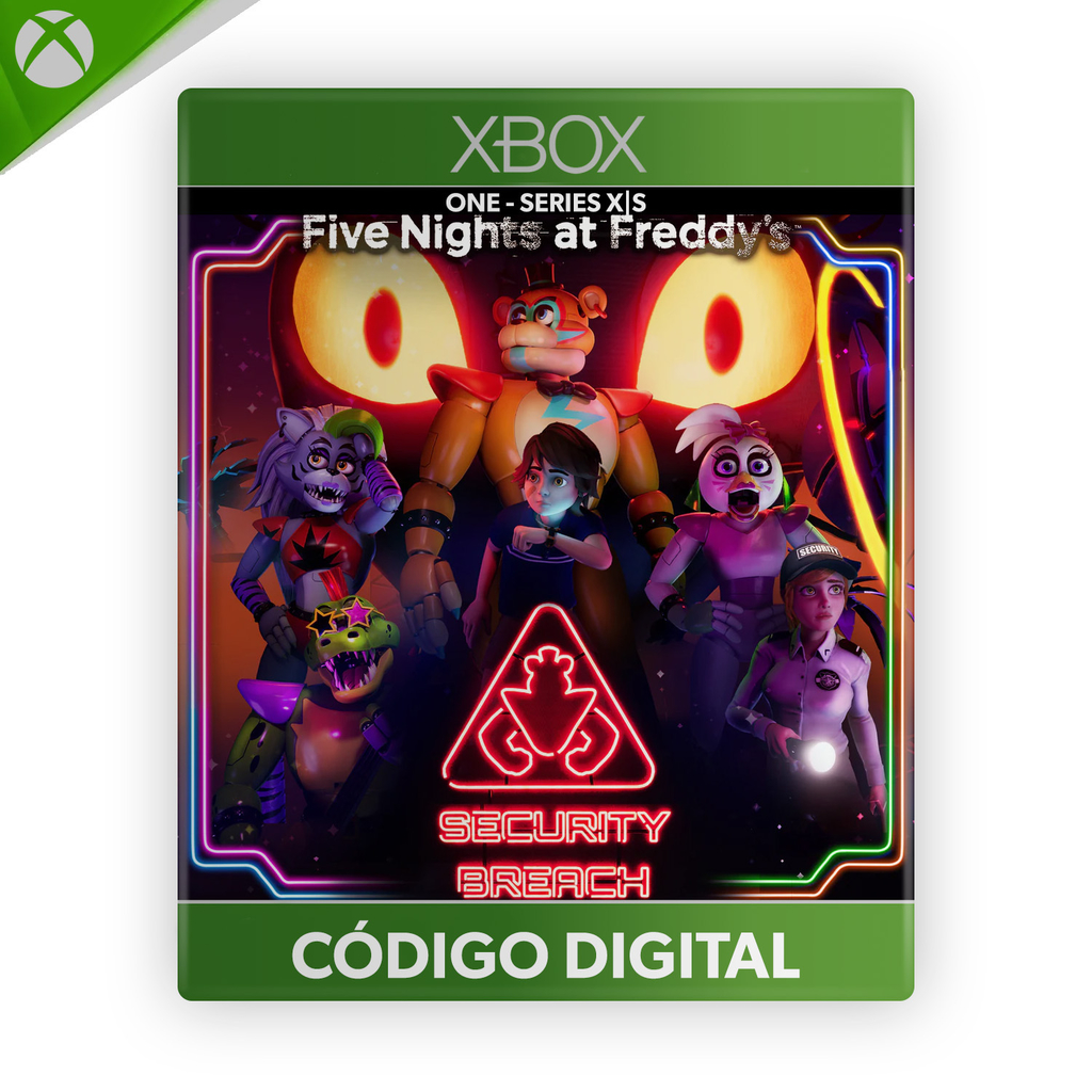 MMS GAMES - FIVE NIGHTS AT FREDDY'S: SECURITY BREACH XBOX - CÓDIGO