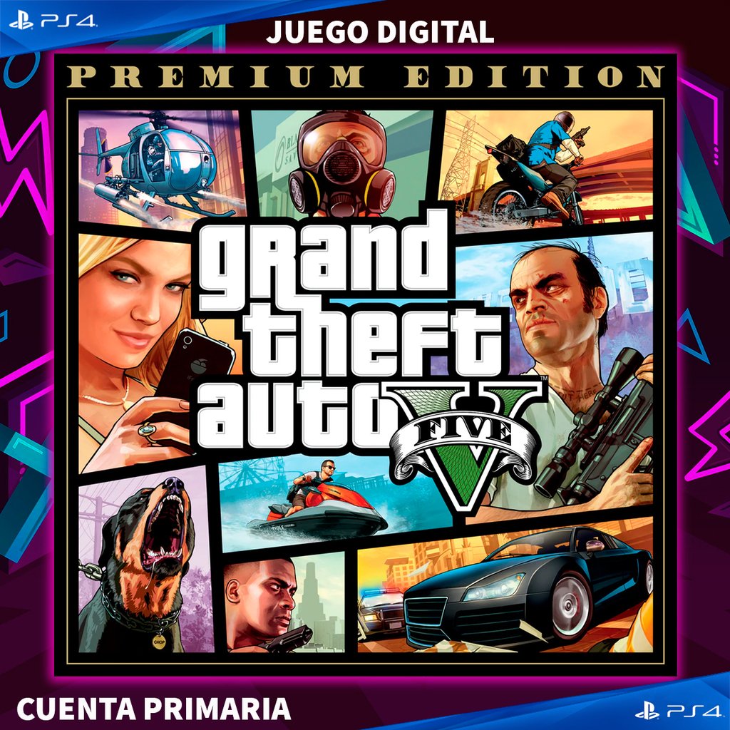GTA V - PS4  CUENTA PRIMARIA - Comprar en DAFT LAND