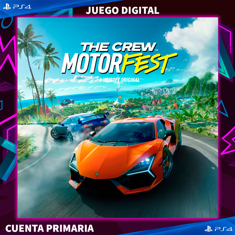 THE CREW MOTOR FEST - PS4  CUENTA PRIMARIA - DAFT LAND