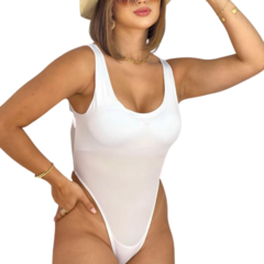 Body Feminino Cavado Lateral Gringo Decote Quadrado - loja online