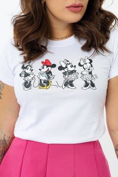 Blusa Tshirt Feminina Minimalista C Estampa desenho algodão - loja online